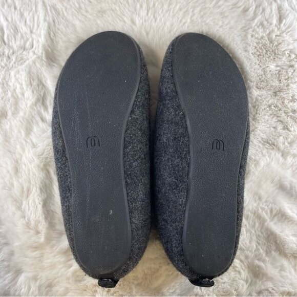 Mahabis Classic Wool Slip On Gray Slippers W10.5-11 M8.5-9 (sz 42) - Picture 8 of 9